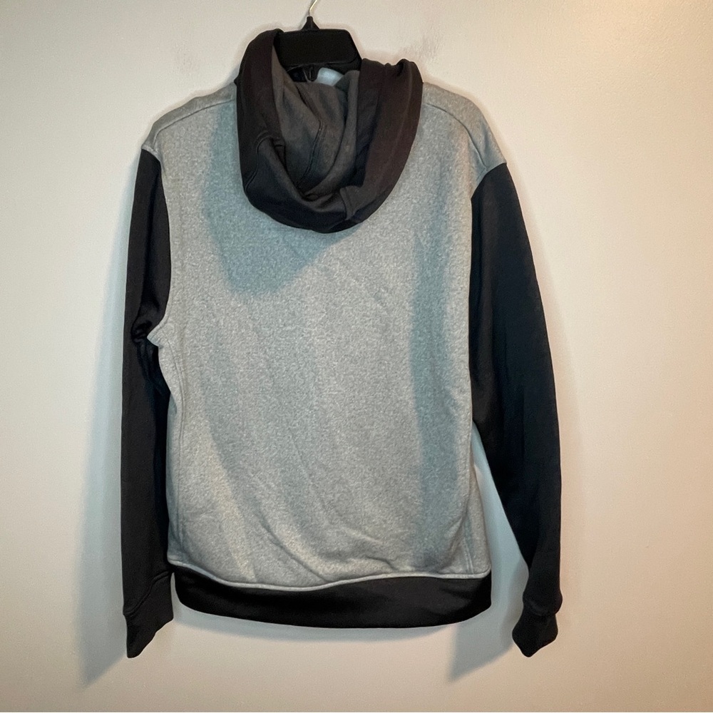 Burton Men's Oak Pullover Hoodie Grey Heather/True Black S - Picture 2 of 4